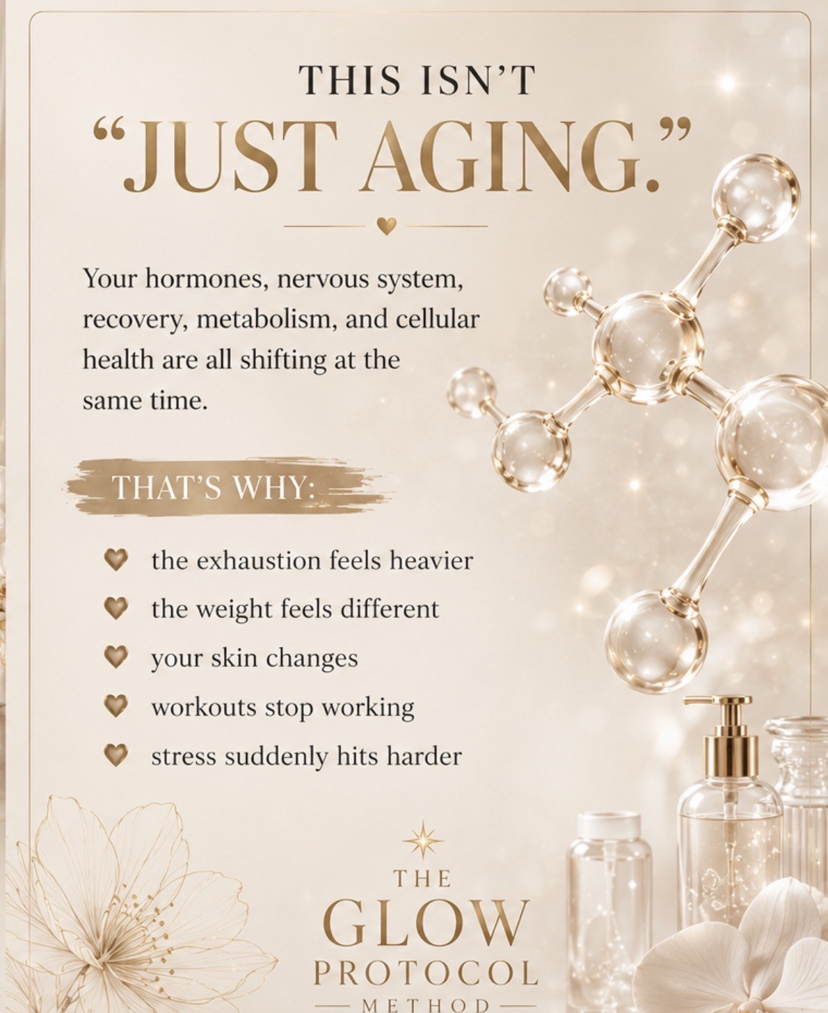 This isn't just aging — hormones, recovery and metabolism shifting